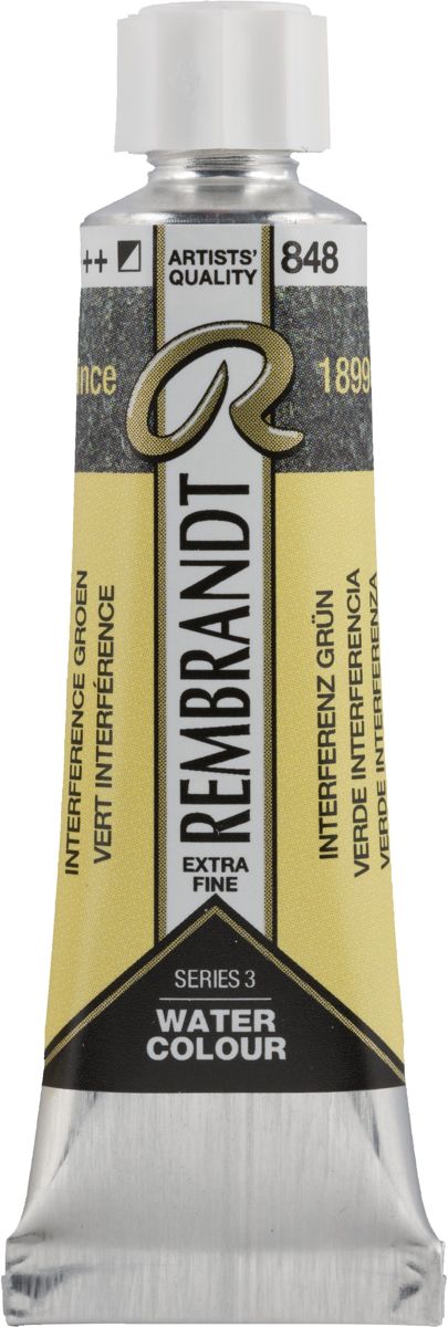 Rembrandt Water Colour Tube 10ml | Interference Green (848)